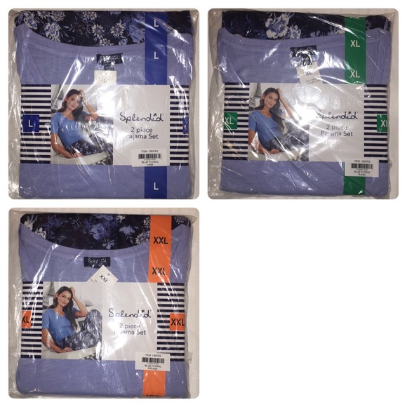 LAST TWO! Splendid Women's 2 Piece Pajamas Set PJs - Picture 5 of 7